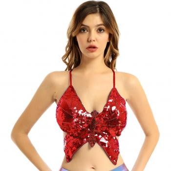 Women’s Butterfly Lace Backless Bra Tops