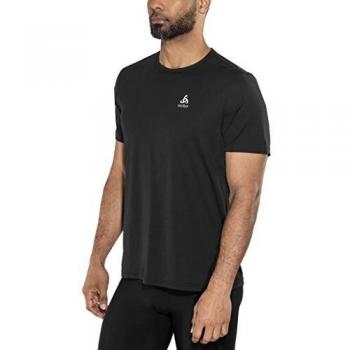 ODLO BL TOP für Männer – Schwarzes Crew Neck T-Shirt, XXL