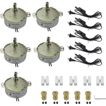Motor de placa giratoria TYC‑50 con interruptor y cable de alimentación 1,8 m