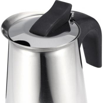 200/450ml Portable Coffee Brewer Stainless Steel Moka Pot with Electric Cooker