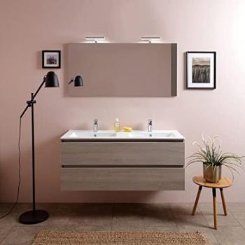 Mobile Bagno 120 Cm Due Cassetti E Doppio Lavabo Berlin
