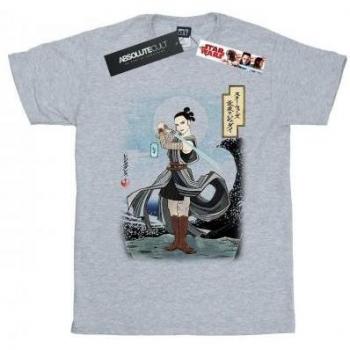 Star Wars Women’s Rey Boyfriend Tee – The Last Jedi Edition, XL, White