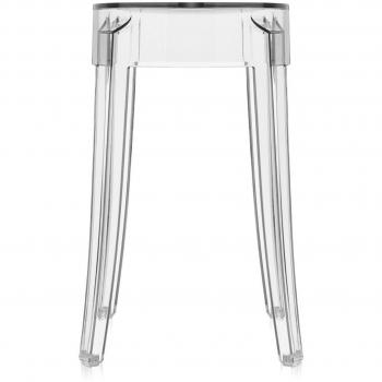 Sgabello Charles Ghost trasparente H 46 cm in policarbonato