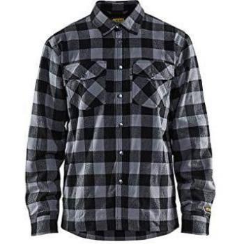 Camicia in Flanella Nera Foderata – Stile Intenso