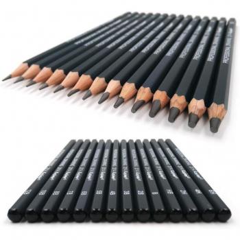 Set de Lápices de Carboncillo 14 Unidades