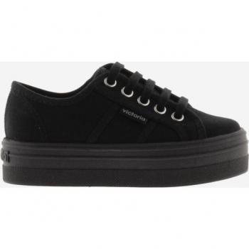 Sneaker Victoria Low Platform 109201 Nero