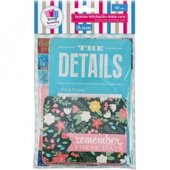 Tarjetas DOHE 18135 2‑Cara – Kit de 40 unidades