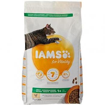 Iams Proactive Health Adult Riche en Poulet Nourriture pour Chats 3 kg (Lot de 1)