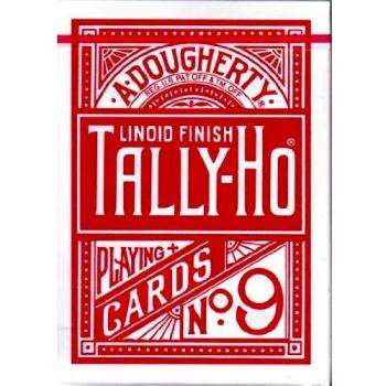 Red Circle Back Playing Cards by Tally Ho