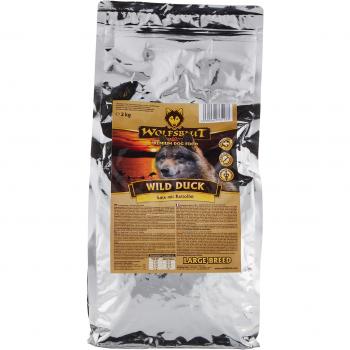 Ente Wolfsblut Large Breed – 2 kg Getreidefreies Hundetrockenfutter