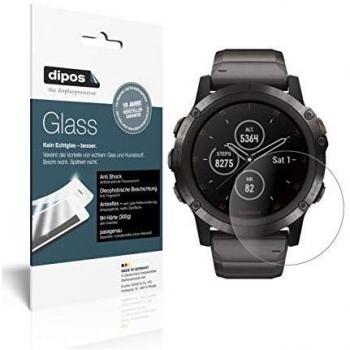 Dipos I 2X Anti-Shock Schutzfolie für Garmin Fenix 5 Plus