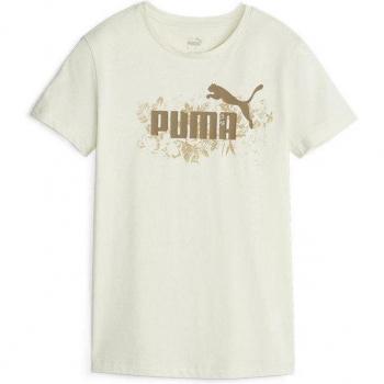 Camiseta Puma para Mujer Floral Vibes Beige