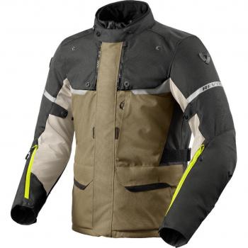 Veste Moto Revit Outback 4 H2O Taille L, Couleur Vert-Anthracite