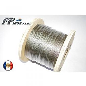Câble inox 316 3mm souple 7x19