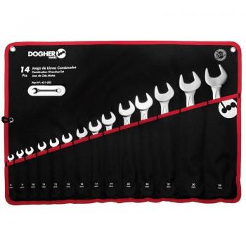 Set de llaves combinadas 8-32 mm en bolsa de nylon
