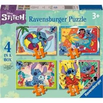 Ravensburger Disney Stitch Puzzle Set 4 in a Box (12, 16, 20, 24 Pieces)