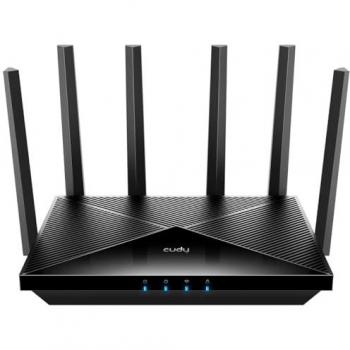 Cudy BE6500 WiFi 7 Negro: 2.5G WAN, MU-MIMO, 6 Antenas de 5dBi