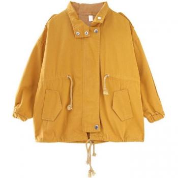 Estilo Coreano Otoño: Gabardina Suelta 8 años
