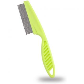Comfort Grip Flea and Lice Comb for Dogs and Cats