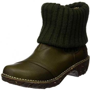 El Naturalista Damen Halbstiefel Yggdrasil, Olive, 38 EU