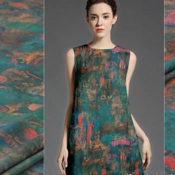 Silk Linen Fabric 130cm Wide