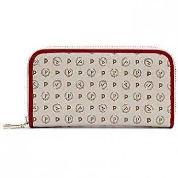 Portafoglio zip around Heritage Logo Classic AVORIO/LACCA