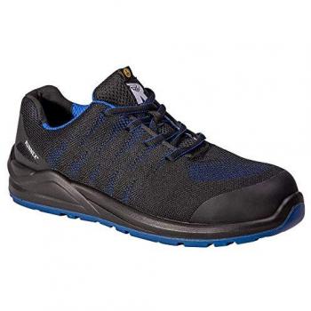 SportStar S1P ESD Sicherheitshalbschuhe Runnex schwarz/blau 5109 Größe 46