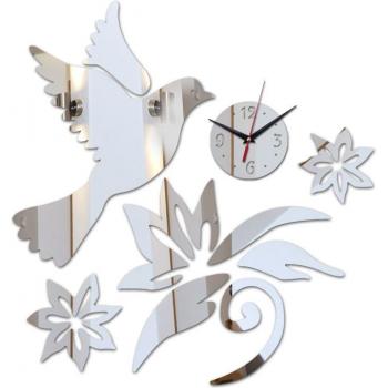 Reloj Decorativo Grande con Espejo Acrílico
