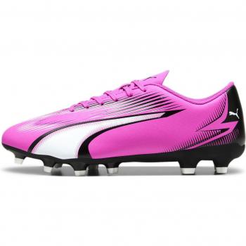 Men's Puma Ultra Play Firm Ground Football Boots in Pink/White/Black