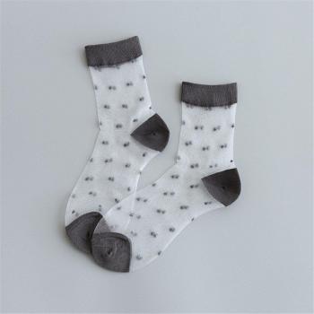 Chaussettes Fraîches Transparent Dot pour Femmes