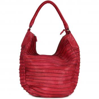 S 35 cm Flamingo‑Rot Riffeltier Beutel – FREDsBRUDER