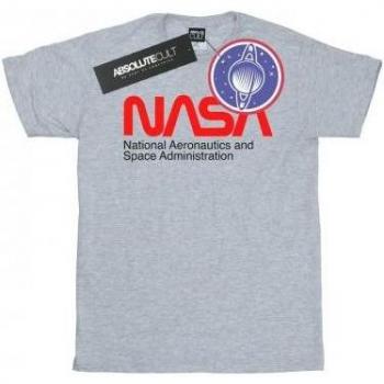 Camiseta NASA Aeronáutica para Niñas de Algodón