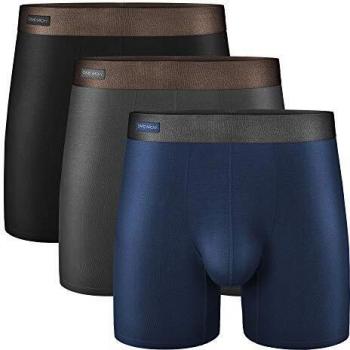 Breathable Bamboo Men's Boxers – David Arky 3-Pack Set