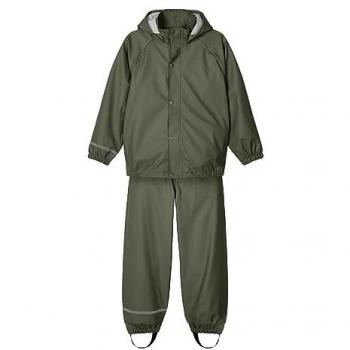 Conjunto de Ropa de Lluvia Name It Dry Rain Verde de Manga Larga