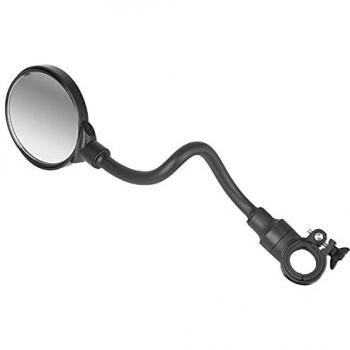 Specchio per Bicicletta Regolabile Nero