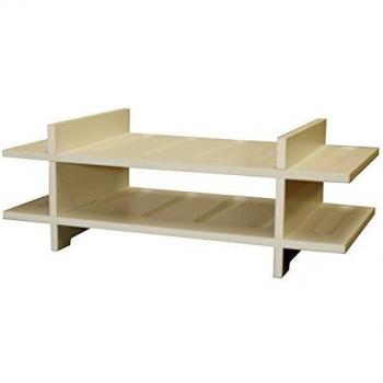 Carrello Bottiglie MDF Bianco 12