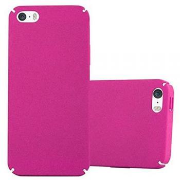 Coque élégante CADORABO : Rose glacé vif, ultra mince pour iPhone 5/5S/SE