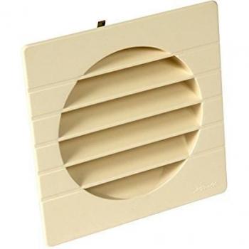 Grille Nicoll 71665 pour tuyau d125 mousse sable 1getm125, Ivoire