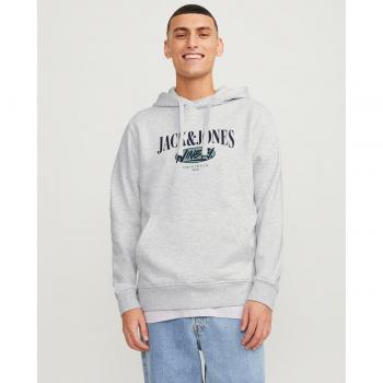 Sudadera con Capucha Jack&Jones Logotipo para hombre en color gris