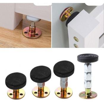 Stabilisateur de lit murale réglable, support fixe et butoir adhésif