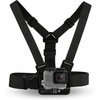 Fixation de sangle poitrine GoPro – Noir, longue durée