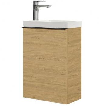 Meuble de Salle de Bain en Chêne Miel Doré