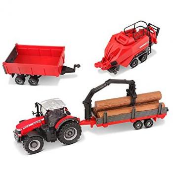 Massey Ferguson 8740S Three-Unit Agricultural Set