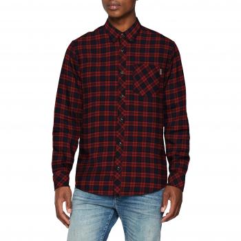 Carhartt Herren Freizeithemd Shawn, Mehrfarbig (Shawn Check, Scarlet H8.07), XXL
