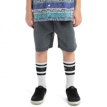 Quiksilver Taxer Global Heat – Herren‑Shorts 8–16 Jahre, Schwarz