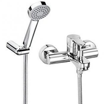 Mitigeur bain/douche mural ROCA L20 gris avec hydro