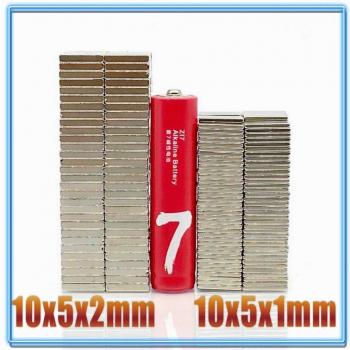200Pcs Rectangular Magnet 10x5x1 N35
