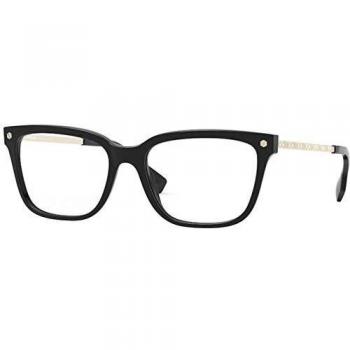 Monture optique Burberry Be2319 hart noire pour femme, taille 52 mm