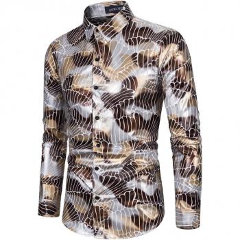 Casual Long Sleeve Shirt for Big Men
