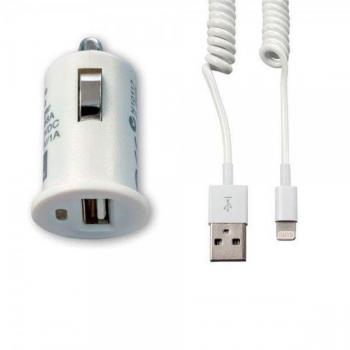 Carregador de Carro Tech Fuzzion com 1 Porta USB 12V para iPhone 5